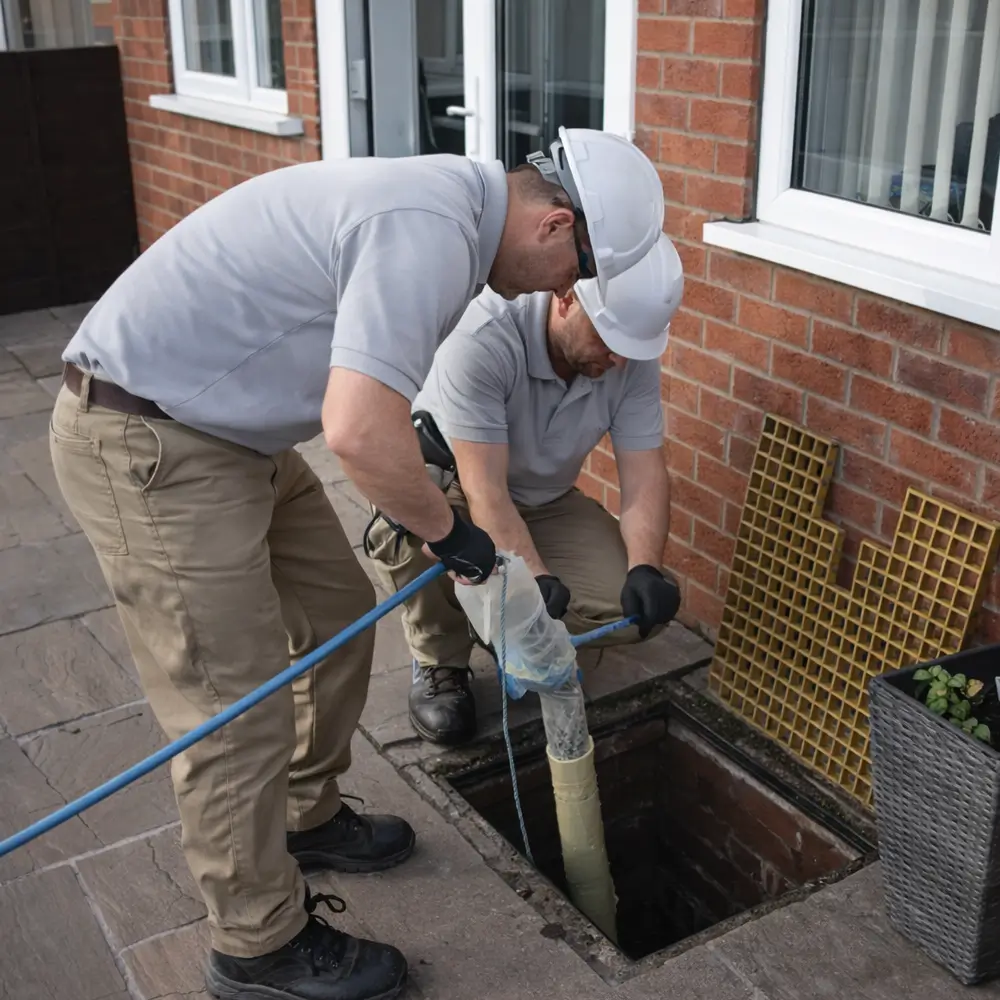Blocked drain repair service in Goring